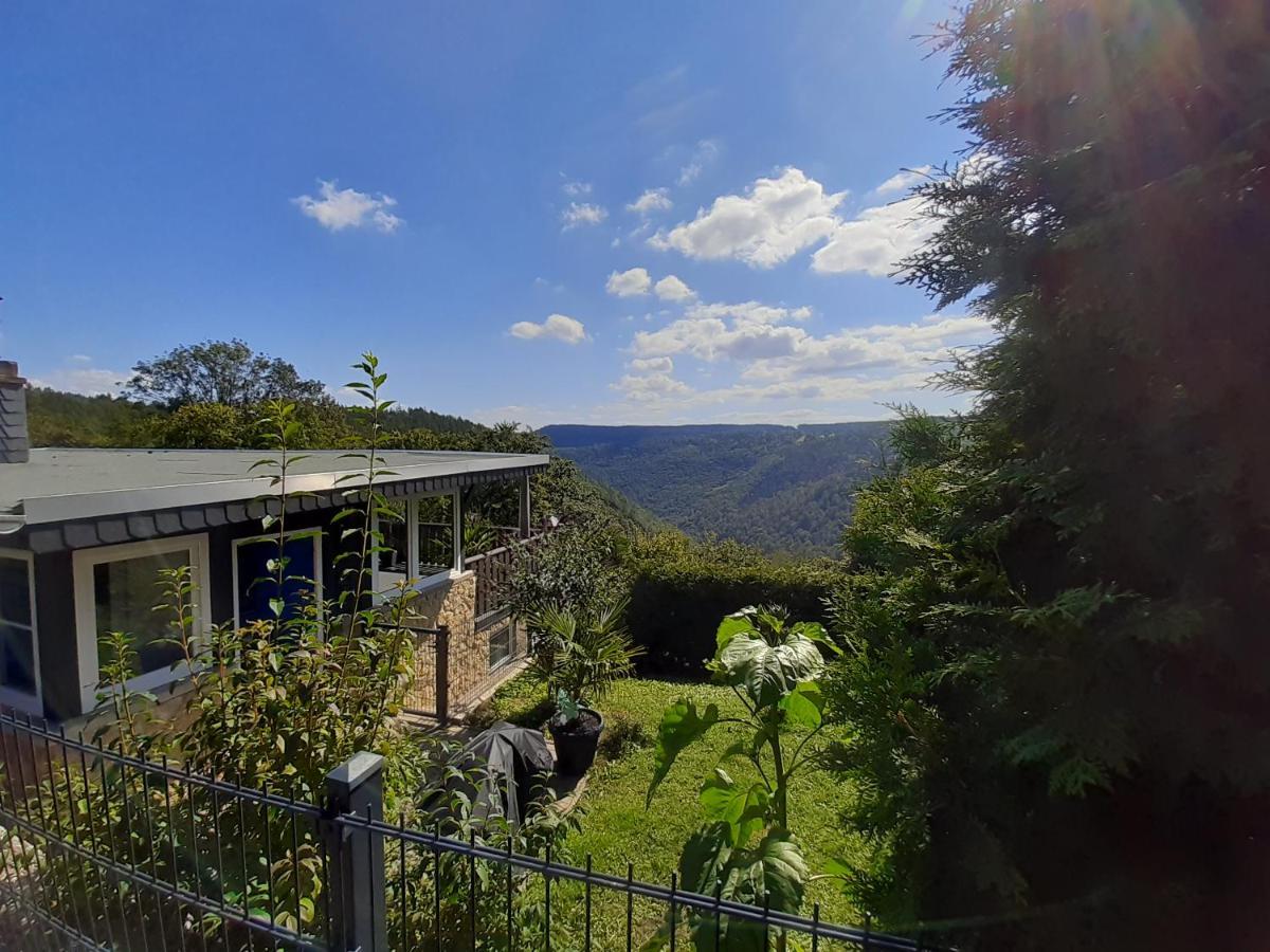 Bungalow Schwarzatalblick In Bad Blankenburg Ortsteil Boehlscheiben Exteriér fotografie